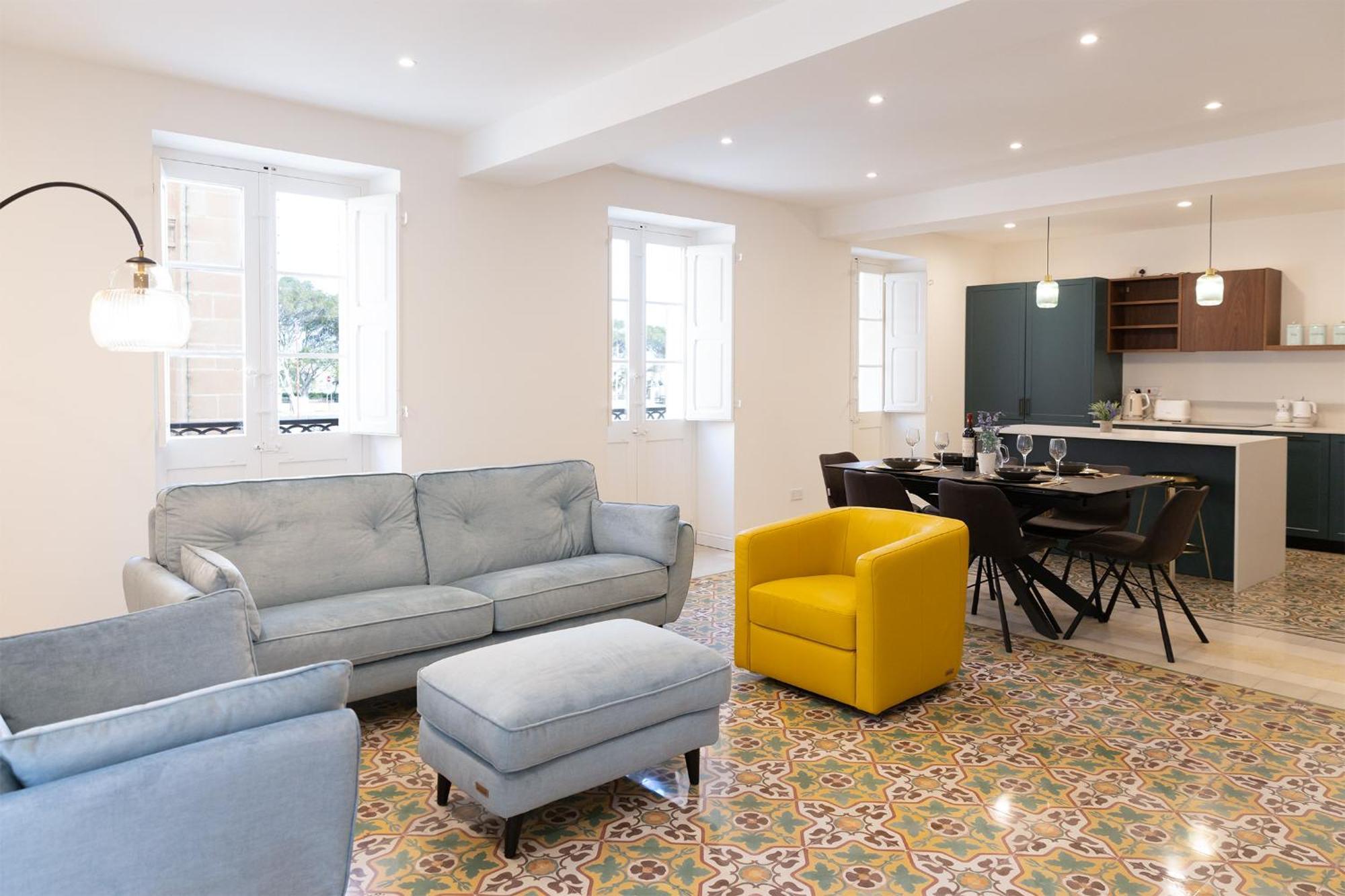 Florette Suite Designer Finish With Stunning Lounge Terrace By Arcobnb Φλοριάνα Εξωτερικό φωτογραφία